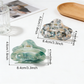 Beau - Curved Cloud Shape PVC Hair Claw Clip