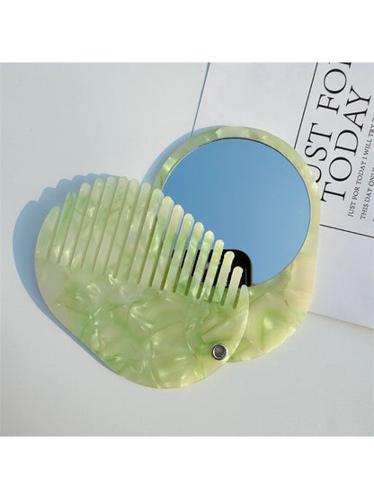 Camerow - 2 in 1 Makeup Mirror Comb
