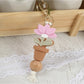 Keypus - Silicone Lotus Potted Plant Keychain