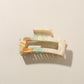 Beau - Marble Pattern Rectangle PS Hair Claw Clip