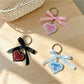 Keypus - Acrylic Heart Charm Ribbon Bow Cartoon Keychain