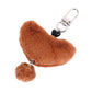 Keypus - Heart Fluffy Pom Pom Keychain