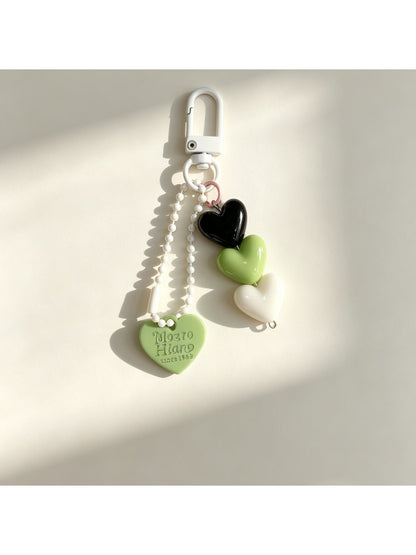 Keypus - Modern Minimalist Heart Bag Charm Keychain