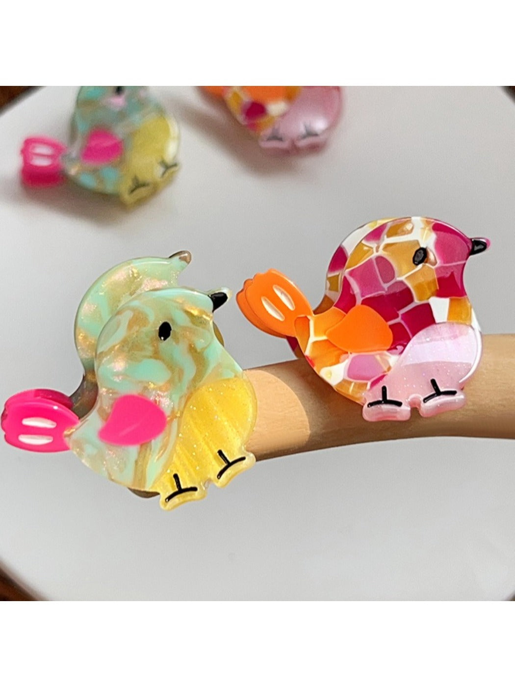 Beau - Cute Colorful Bird Shaped Claw Clip