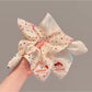 Gifty - Sweet Floral Checkered Scrunchie Headband