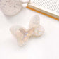 Beau - Acrylic Bow Shaped Decorative Hair Claw Clip