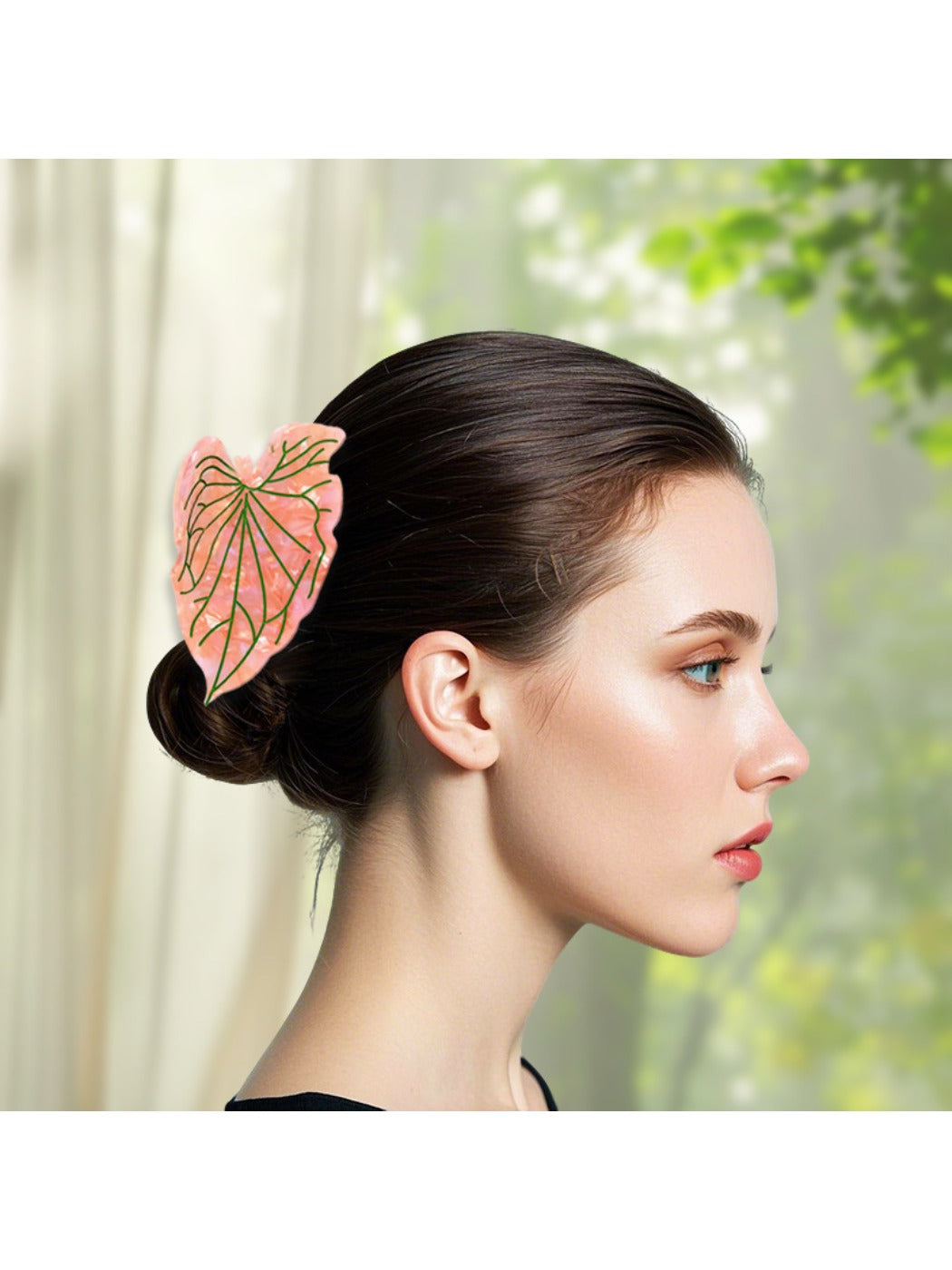 Beau - Acetate Leaf Hair Claw Clip