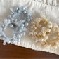 Gifty - Beaded Ribbon Trim Decorative Ponytail Hair Tie