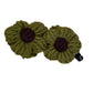 Beau - Knitted Flower Shaped Banana Hair Clip
