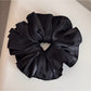 Gifty - Ruffled Sheen Polyester Fiber Scrunchie