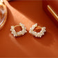 Earedge - Trendy Square Earrings Stylish