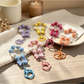 Keypus - Colorful Heart Bow Beaded Keychain Charm