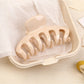 Beau - Solid Color Pumpkin Shaped Claw Clip