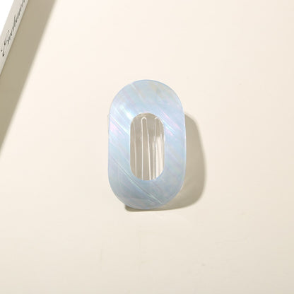 Beau - Oval Acetate Geometric Hair Clip