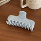 Beau - Marbled Plastic Geometric Line Claw Clip