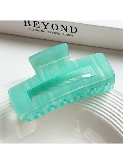 Beau - Geometric Hollow Acrylic Claw Hair Clip