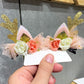 Beau - Christmas Deer Antler Glitter Bow Hair Clip