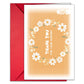 Carduria - Floral Pattern Thank You Greeting Card