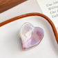 Beau - Glossy Heart Shaped Pastel Claw Clip