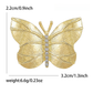 Brovia - Butterfly Rhinestone Alloy Animal Brooch Pin