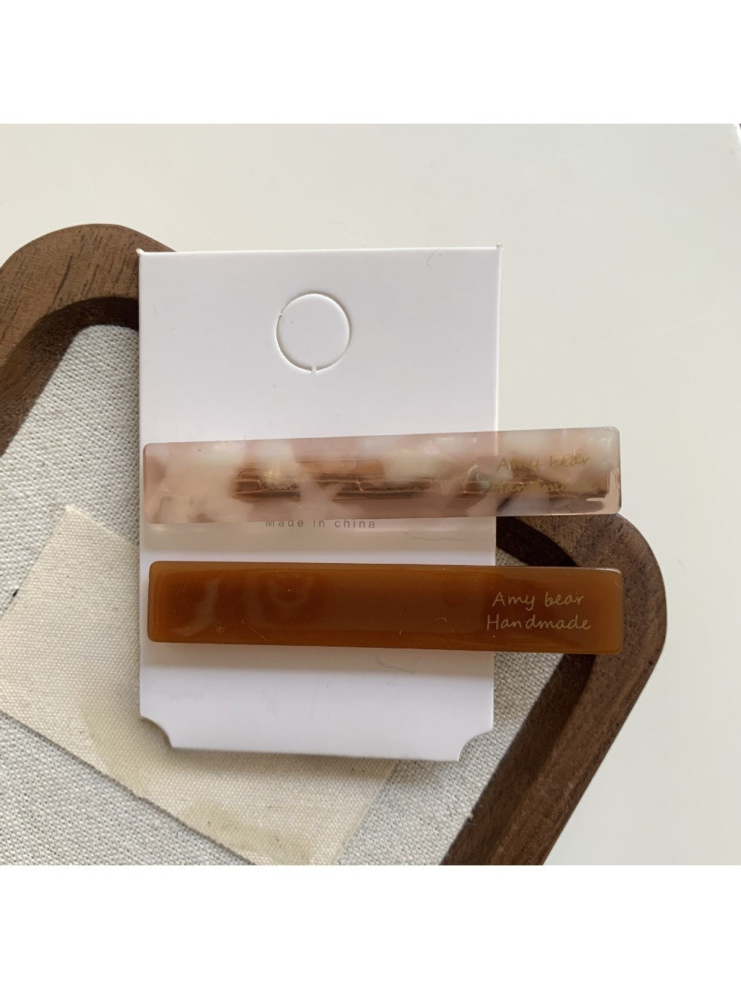 Beau - Simple Rectangular Acetate Hair Clip