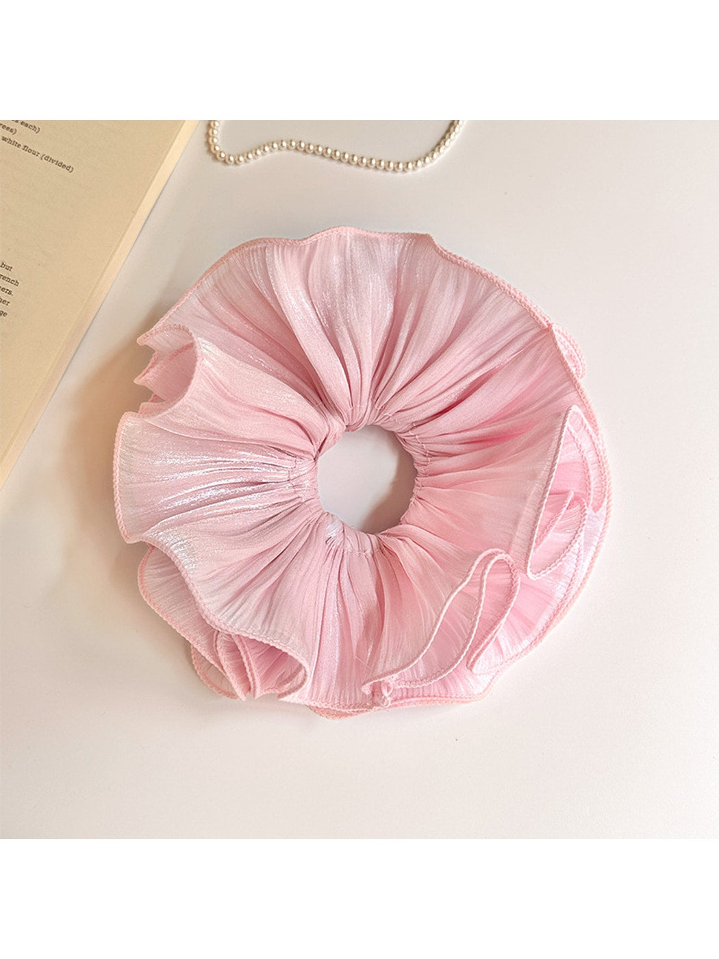 Gifty - Polyester Gathered Edge Scrunchie