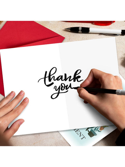 Carduria - Heartfelt Gratitude Thank You Greeting Card