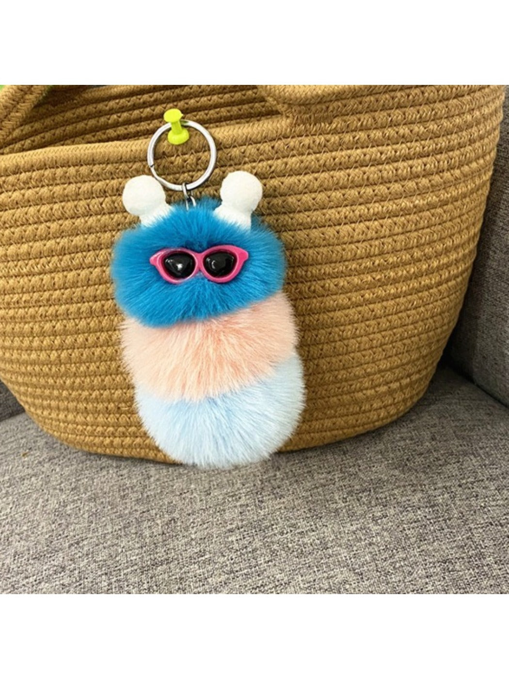 Keypus - Cute Creative Caterpillar Keychain