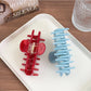 Close-up of Beau square hair claw clip showing smooth matte finish