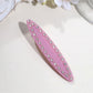 Beau - Rhinestone Acrylic Side Fringe Hair Clip