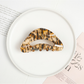 Beau - Acrylic Geometric Pattern Curved Claw Clip