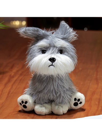 Kuta - Schnauzer Plush Toy Realistic Stuffed Animal