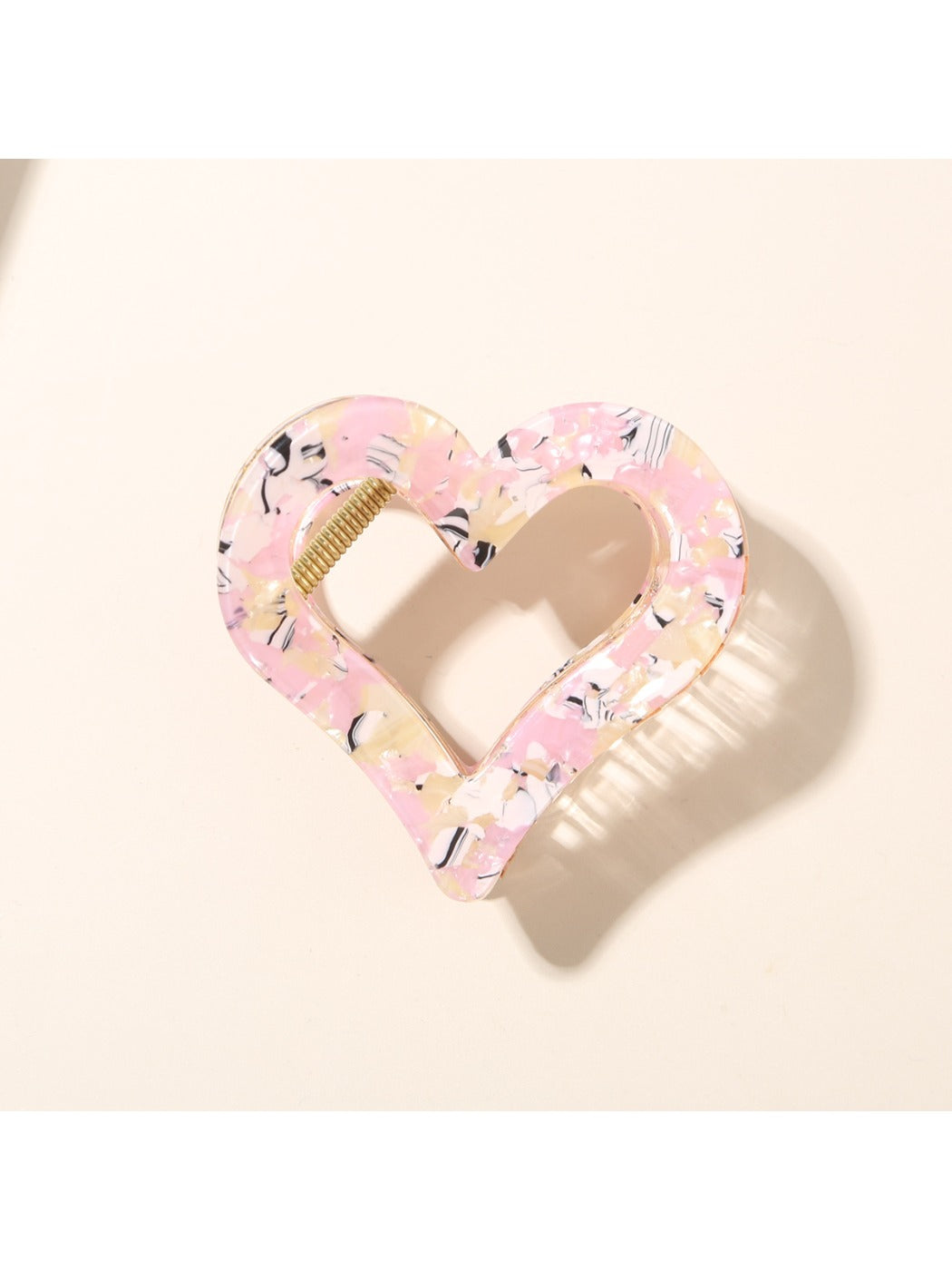Beau - Vintage Heart Shaped Claw Clip