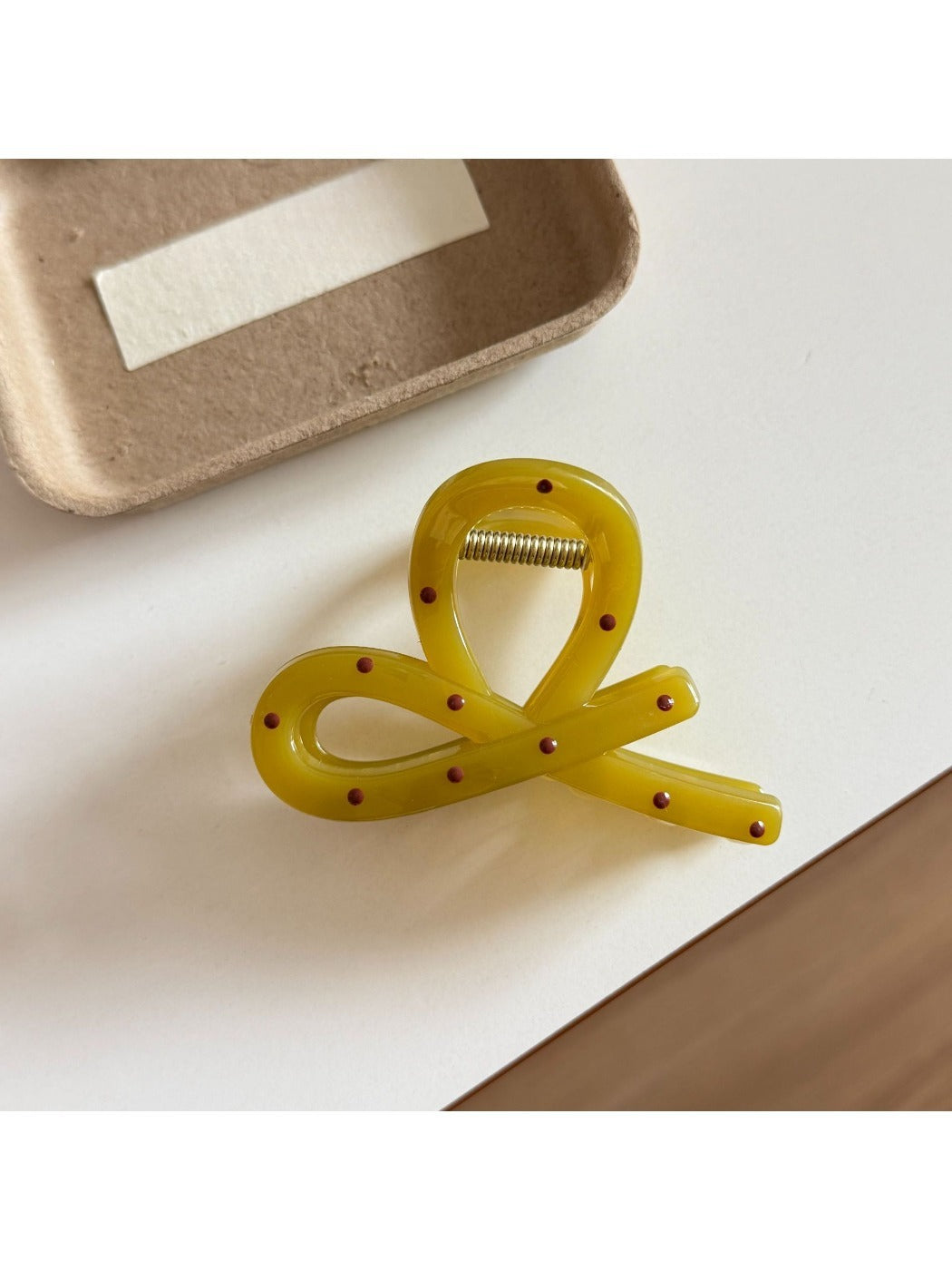 Beau - Polka-Dot Drip Glaze Hair Clip
