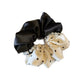 Gifty - Polka Dot Contrast Satin Look Scrunchie