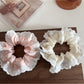 Gifty - Sweet Small Floral Lace Trim Scrunchie