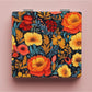 Mirroray - Bright Floral Print Foldable Portable Makeup Mirror