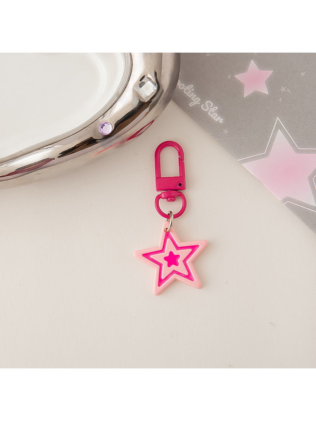 Keypus - Sweet-Cool Star Pendant Keychain