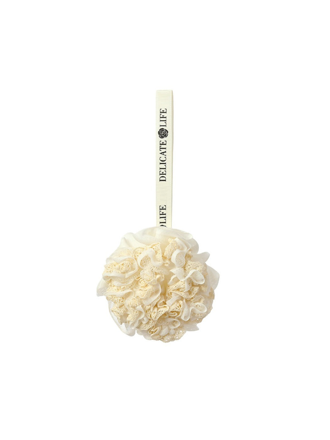 Papo - Beige Floral Bath Sponge