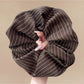 Gifty - Simple Striped Scrunchie Hair Tie