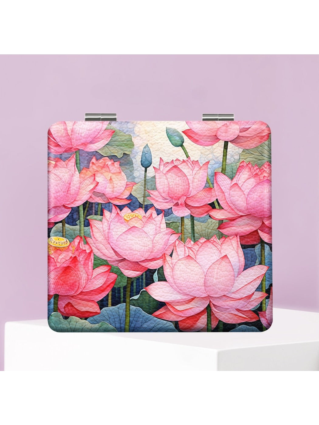 Mirroray - Folding Flower Pattern Makeup Mirror