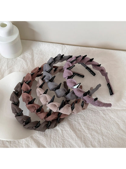 Gifty - Minimalist Polyester Toothed Wave Shape Headband