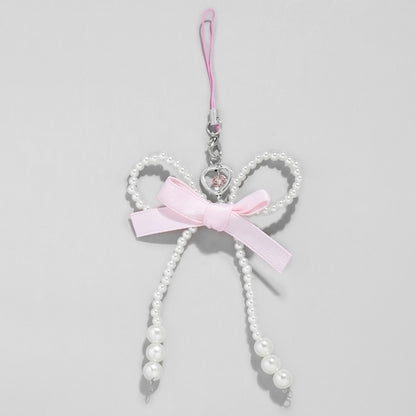 Keypus - Sweet Decorative Bow Beaded Keychain