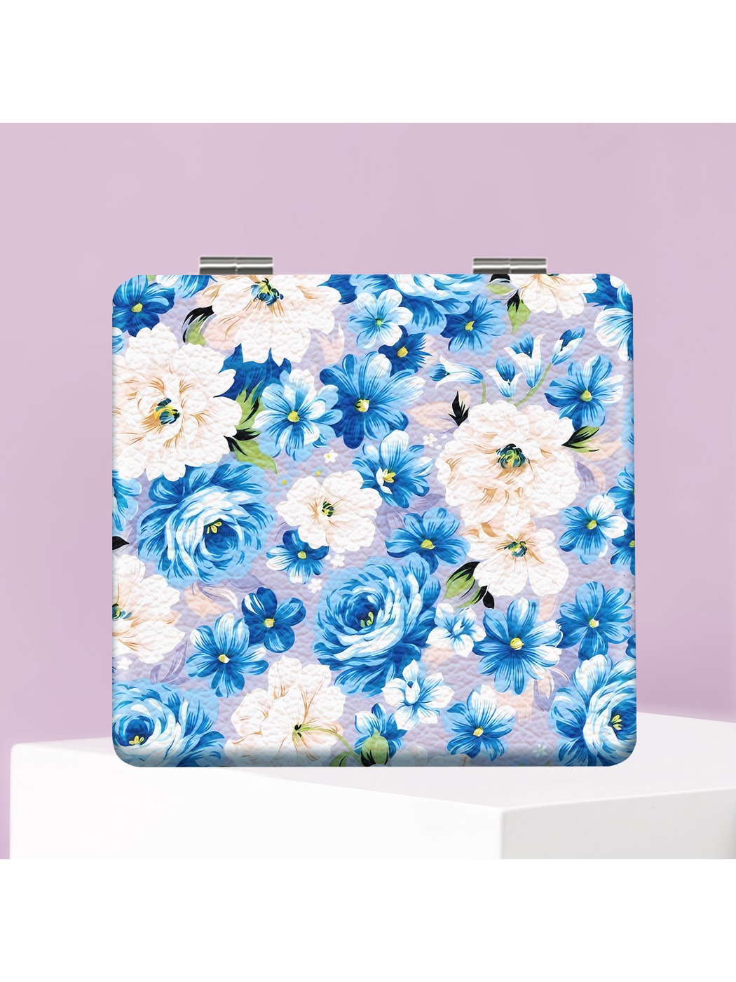 Mirroray - Floral Pattern Portable Folding Makeup Mirror