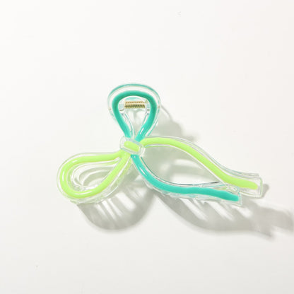 Beau - Gradient Butterfly Design PS Claw Clip