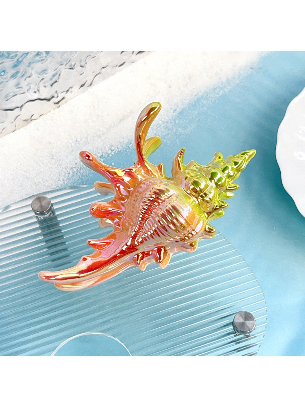 Beau - Colorful Conch Shape Hair Clip