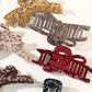 Beau - Leopard Print Bow Shaped Claw Clip