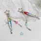 Keypus - Segmented Beaded Look Fish Bag Charm Keychain