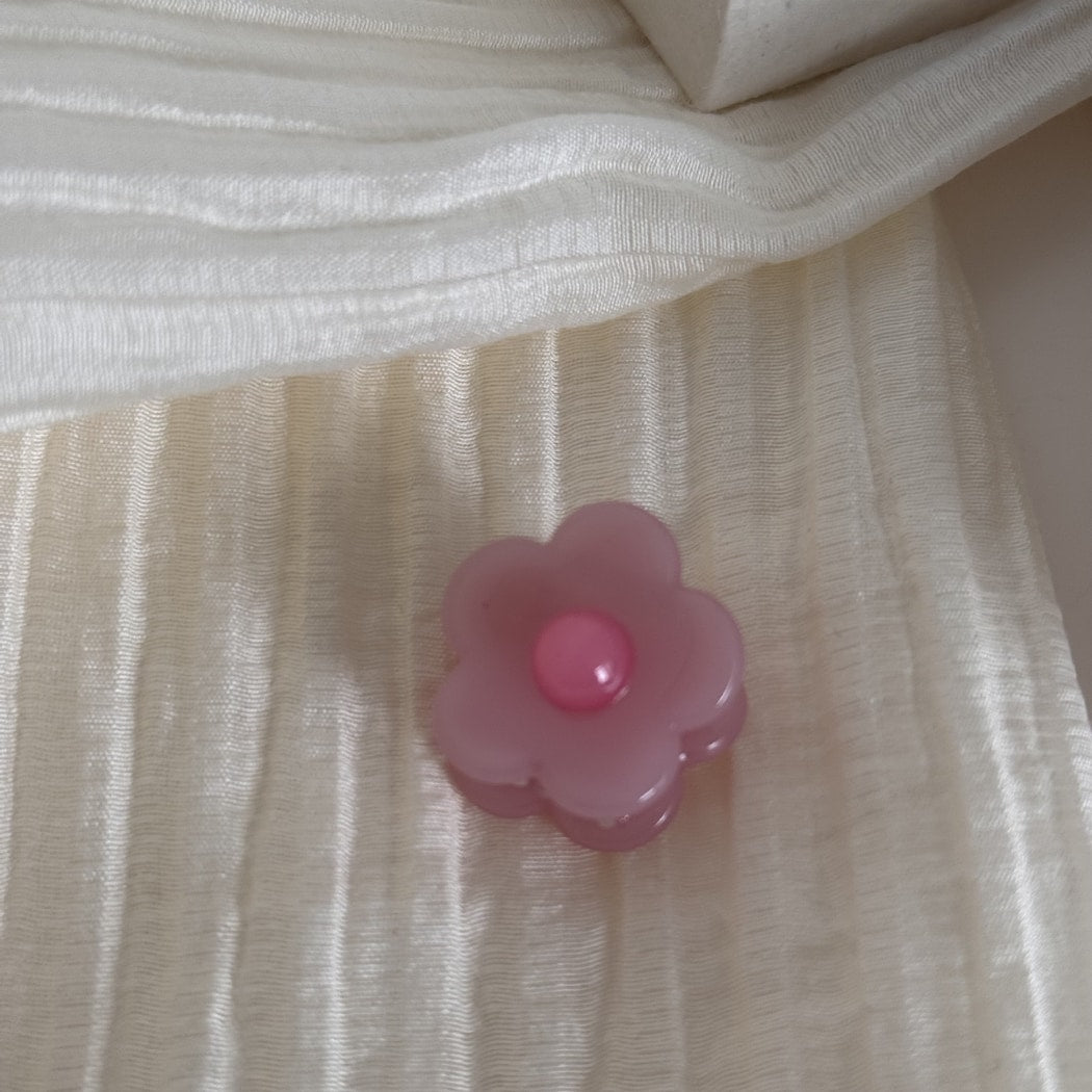 Beau - Acetate Flower Side Hair Claw Clip