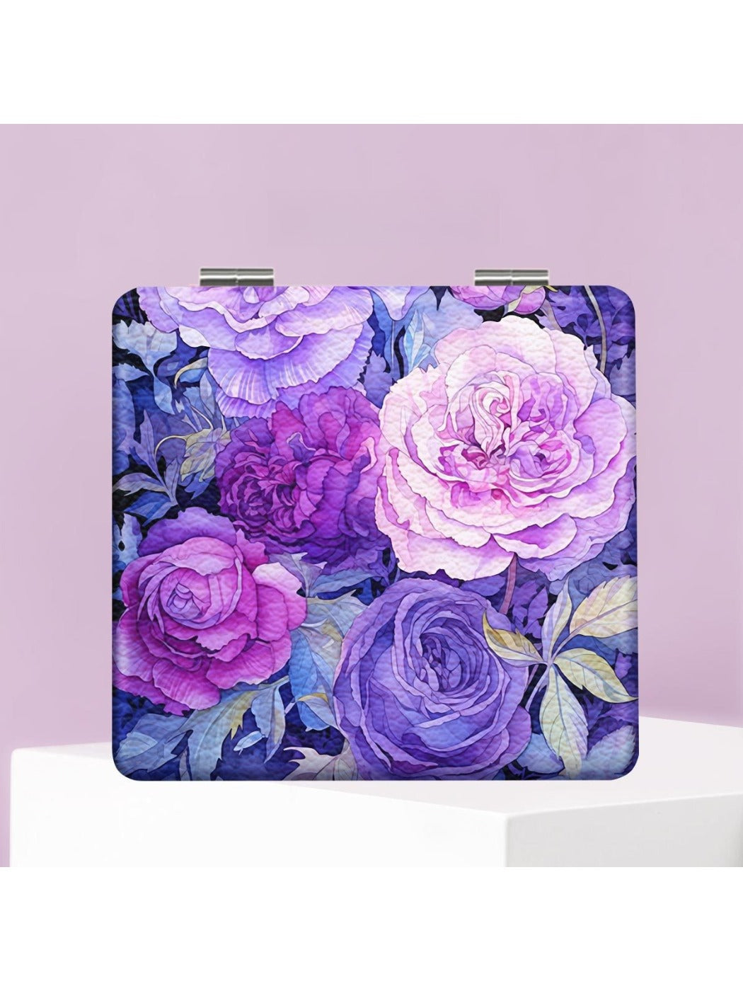 Mirroray - Folding Flower Pattern Makeup Mirror